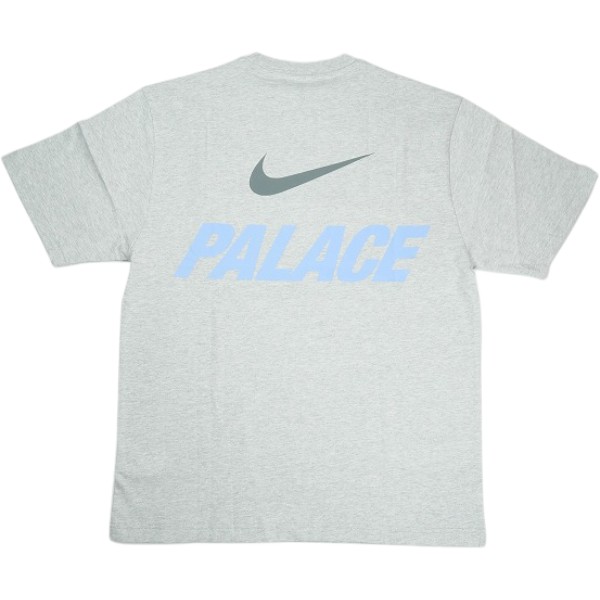 Palace Skateboards 九重の天滑るゲーム盤 ×Nike 26SS Font Swoosh T Shirt Grey Marl プルオーバー 灰 Size 【M】 【新古品・未当て嵌める品】 20840709