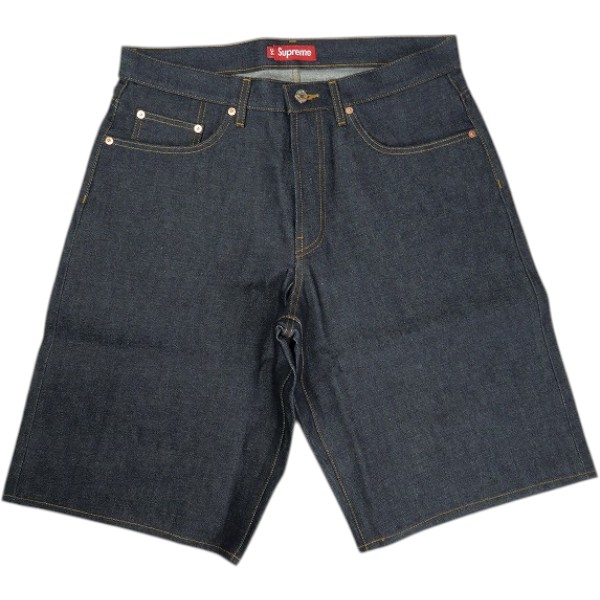 SUPREME シュプリーム 26SS Baggy Selvedge Denim Short Ridid Indigo さる股引き インディゴ Size 【W34】 【新古品・未当て嵌める品】 30007838