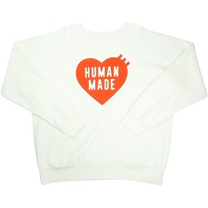HUMAN MADE ヒューマン御手伝いさん 23AW SWEATSHIRT White HM26CS041 クルーネックスウェット 白 Size 【XXL】 【中古品-ほぼ新品】 20784363 スウェット・トレーナー-トップス