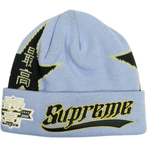 SUPREME シュプリーム 26SS New Era Stars Beanie Lavender ビーニー 紫 Size 【無償性】 【新古品・未当て嵌める品】 30006149