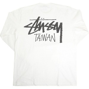 STUSSY ステューシー 24AW STOCK TAIWAN LS TEE WHITE 台湾限定ロンT 白 Size 【XL】 【新古品・未使用品】 20807642|ブランド古着のフールズジャッジ