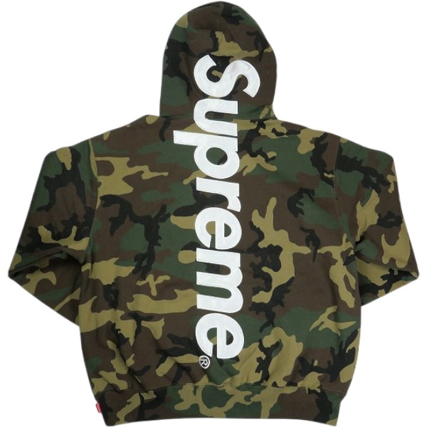 SUPREME シュプリーム 26SS Satin Applique Hooded Sweatshirt Woodland Camo パーカー 緑 Size 【L】 【新古品・未使用品】 30006463
