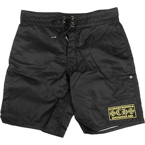 CHROME HEARTS クロム・ハーツ SHORT M SURF BRITCHES BLACK 紋章付き添い人スイムショーツ 黒 Size 【W32】 【新古品・未当てはめる品】 20808230