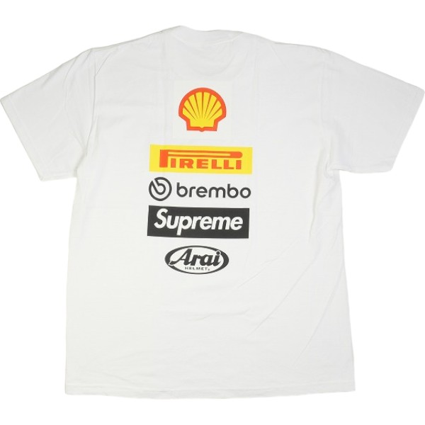 SUPREME シュプリーム ×Ducati 24SS Logos Tee White プルオーバー 白 Size 【M】 【新古品・未当て嵌める品】 30006214