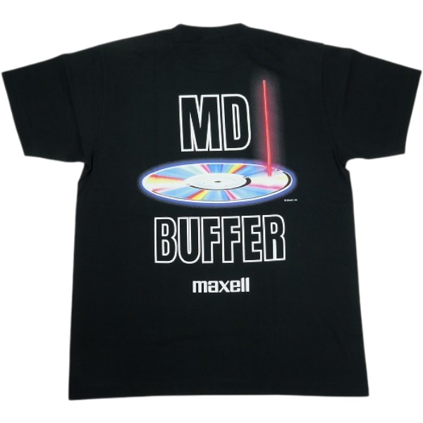 Buffer バッファ ×Maxell Mix Master Black Tシャツ 黒 Size 【XL】 【新古品・未使用品】 30007133|ブランド古着のフールズジャッジ