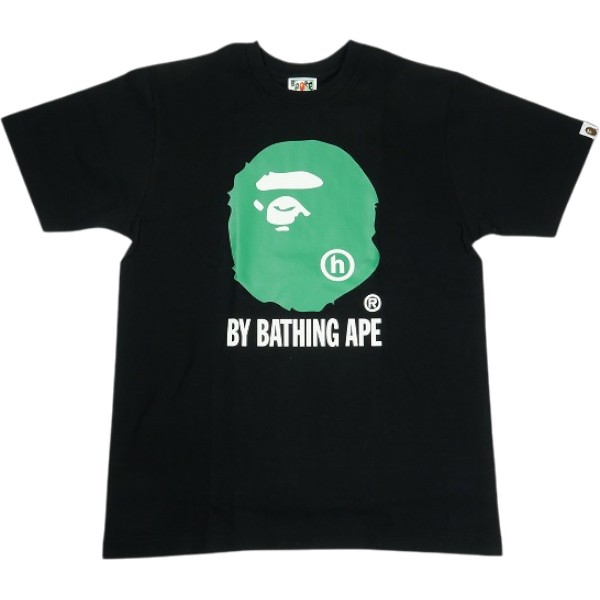 A BATHING APE ア ベイシング エイプ ×HIDDEN BY BATHING APE TEE BLACK ティーシャツ 黒 Size 【M】 【新古品・未当て嵌める品】 30007139 トップス-メンズファッション-Tシャツ・カットソー