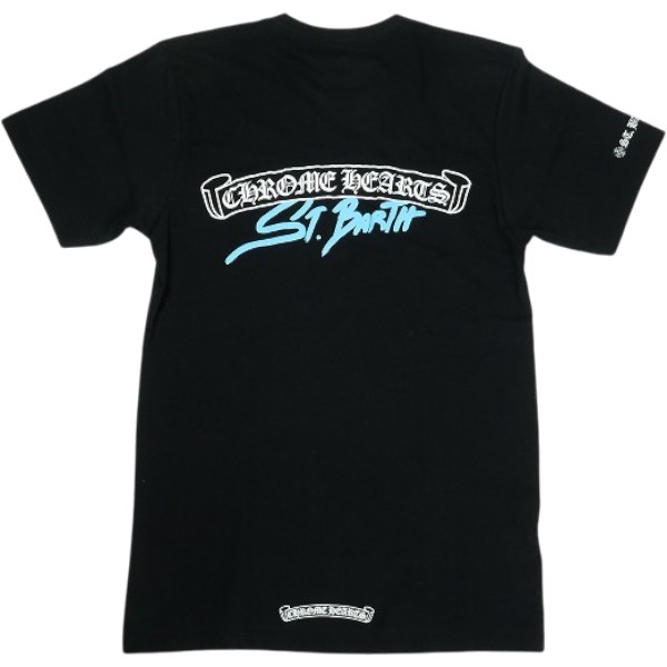 CHROME HEARTS クロム・ハーツ ST BARTH SCROLL SS TEE BLACK セントバース制限事項プルオーバー 黒 Size 【S】 【新古品・未当て嵌める品】 30007152