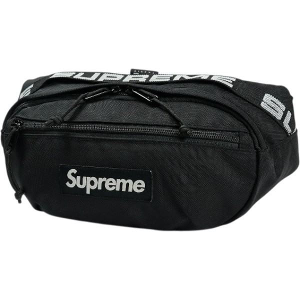 SUPREME シュプリーム 18SS Waist Bag Black ウエストバッグ 黒 Size 【フリー】 【中古品-非常に良い】 30007209|ブランド古着のフールズジャッジ