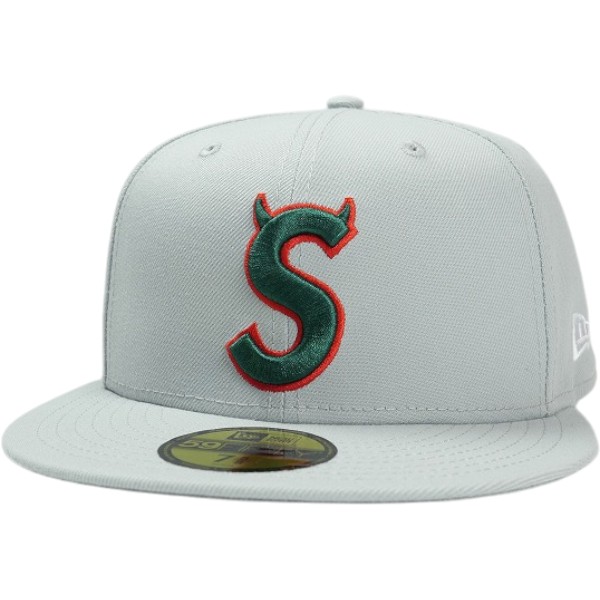SUPREME シュプリーム 26SS Devil S Logo New Era Grey ニューエラキャップ 灰 Size 【7 5/8(XL)】 【新古品・未当て嵌める品】 30007431