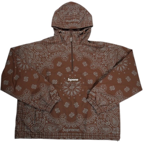 SUPREME シュプリーム 26SS Reflective Bandana Anorak Brown パーカ上衣 茶 Size 【M】 【新古品・未当て嵌める品】 30009745