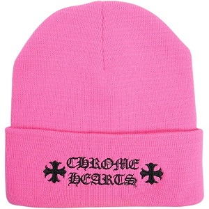 CHROME HEARTS クロム・ハーツ WATCH CAP PINK ビーニー ピンク Size 【フリー】 【新古品・未使用品】 20830243｜ブランド古着のフールズジャッジ