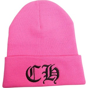 CHROME HEARTS クロム・ハーツ CH WATCH CAP NEON PINK ビーニー さくら色 Size 【無償性】 【新古品・未当て嵌める品】 20830304