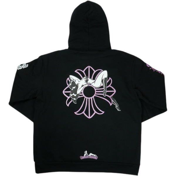 CHROME HEARTS クロム・ハーツ DEADLY DOLL PULLOVER HOODIE BLACK パーカー 黒 Size 【L】 【新古品・未使用品】 30007106|ブランド古着のフールズジャッジ