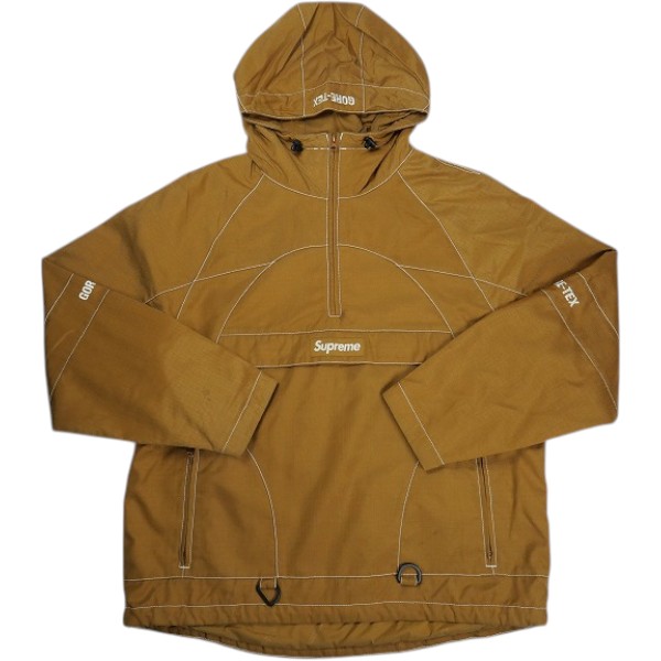 SUPREME シュプリーム 19AW GORE-TEX Contrast Stitch Anorak Tan 上衣 ベージュ Size 【L】 【中古品-好いたらしい】 30010127