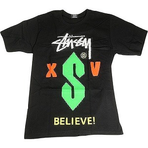 STUSSY ステューシー BELIEVE TEE BLACK プルオーバー 黒 Size 【M】 【新古品・未当て嵌める品】 20812660