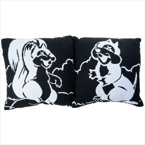 KAWS カウズ ×Disney 2002 Chip and Dale Pillows Set 座布団 黒 Size【無償性】 【新古品・未当て嵌める品】