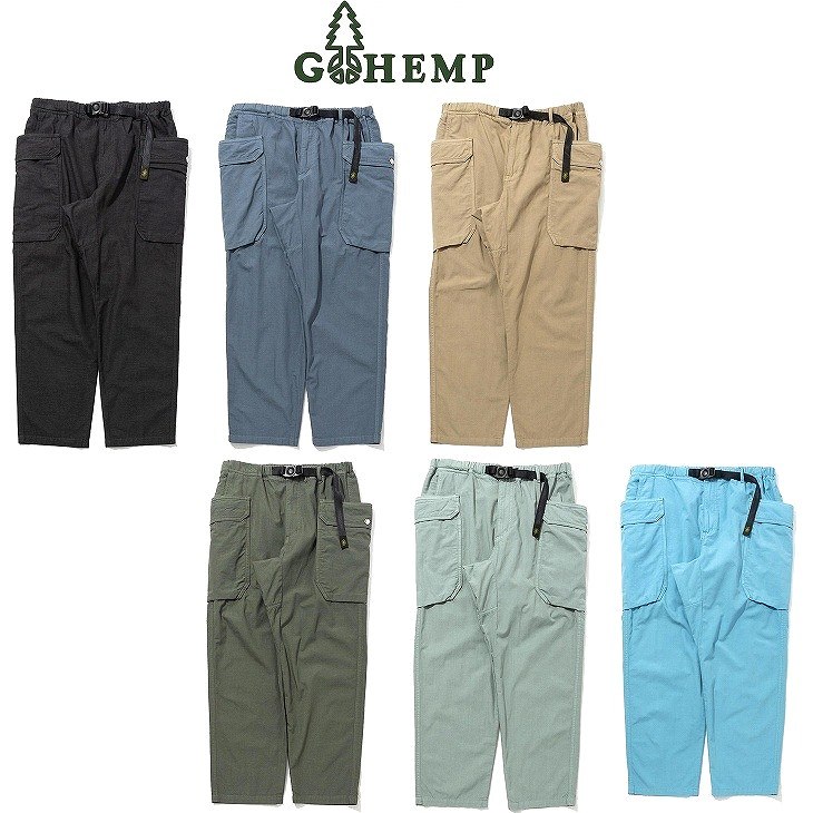 【貨物輸送無料】【MEN\u0027S】GOHEMPゴーヘンプ ULTIMATE PANTS アルティメットパンツ 綿織物75％ヘンプ11％再利用ポリエステル14%という混率から成る拘りの一風変わった出どころ 大きな衣嚢80°開脚能力のあるな股下のガゼット盛りだくさんなアウトドア一こまで放射能能力のあるな多役立つこと御召しもの
