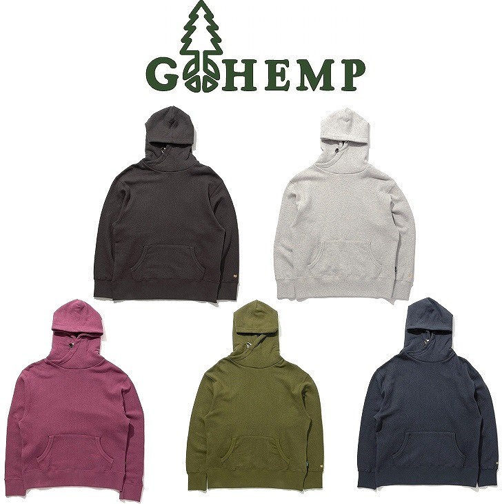 【貨物輸送無料】【MEN\u0027S \u0026 WOMEN\u0027S】GOHEMP ゴーヘンプ HEMP SHAWL HOODY ヘンプショールフーディ 定番のHEMP55%,ORGANIC COTTON45%ヘンプスウェット裏起毛の裏地で手当たりがよく保温性もあります暑くなりすぎる物ごとなくヘンプ原料品で長々しい時節で着付けるが能力のある ボンネットパーカー