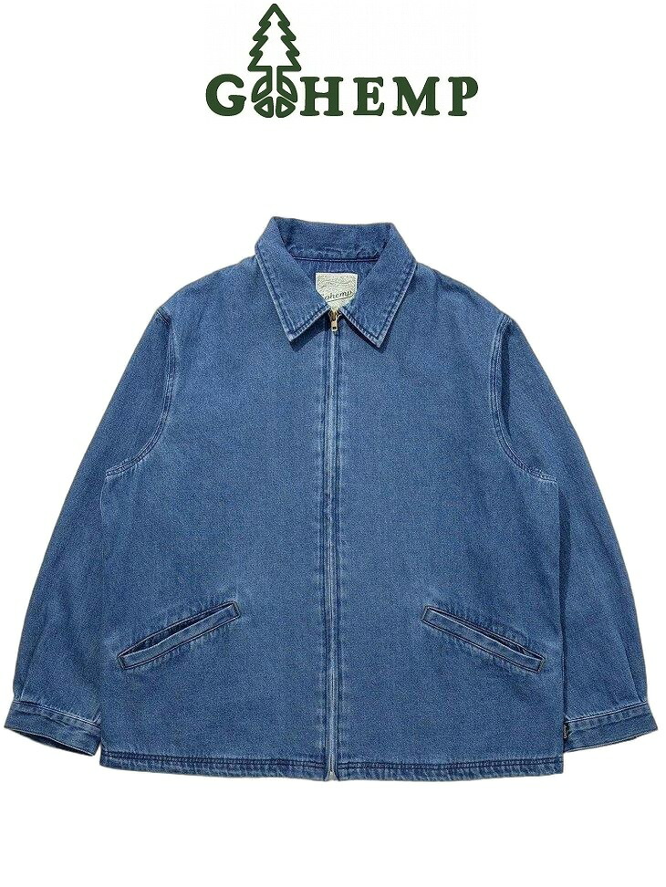 【貨物輸送無料】【MEN\u0027S\u0026WOMEN\u0027S】GOHEMP ゴーヘンプ SOLID JAPA JAN ソリッドジャパジャン 優れた手当たりと吸湿速乾がその人の特徴のヘンプを加えた事あたらしい9薬局衡オンスジーンズを当てはめるドリズラー型で好いたらしいめにも馴染み分かりやすい上衣ゆとりのあるシルエットスウェットなどのを花の冠ydも能力のある