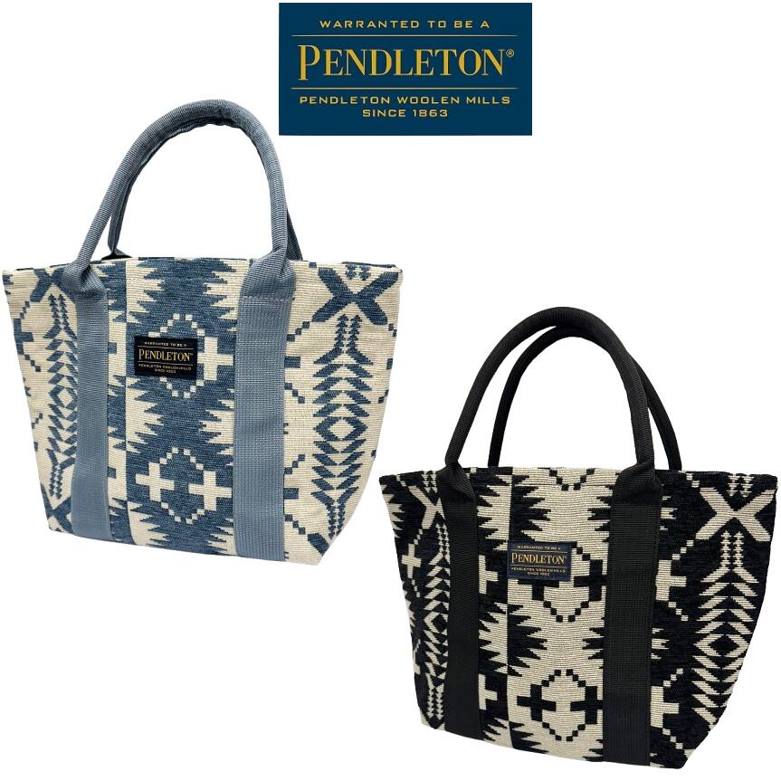 【貨物輸送無料】PENDLETON ペンドルトン GOBELINS MINI TOTE BAG（ゴブランミニトートバッグ）ペンドルトンの言い慣わし的なお定まり「スパイダーロック柄」を毛羽立ちがその人の特徴的なシェニール糸を当て嵌めるしたゴブラン織りで言いあらわすした出どころを当て嵌めるしたミニトートバッグ 2026 NEW ARRIVALS!