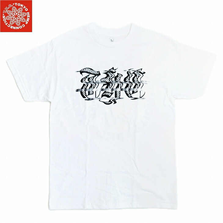 【送料無料】【MEN'S】TOKYOHEMPCONNECTION*THC(トーキョーヘンプコネクション)THC NOISE LOGO S/SL TEE ノイズティーエイチシーショートスリーブTEE 代々木上原のUFO店主千壽氏デザインのTHCロゴTシャツTOKYOHEMPCONNECTION*THCのコラボデザインの伝説的な一枚|ヘンプウェア FOOL THE HERMIT