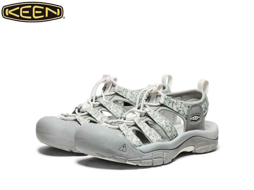 【送料無料】【WOMEN'S】KEEN キーン NEWPORT RETRO （D.DYE17）ニューポートレトロDEAD DYE小上馬和宏氏のタイダイ染め作品をプリントパターンとして使用しTOKYOHEMPCONNECTION*THC関村求道氏がカラーコーディネートありそうでない白をベースとした美しいタイダイが光る一足｜ヘンプウェア　FOOL THE HERMIT