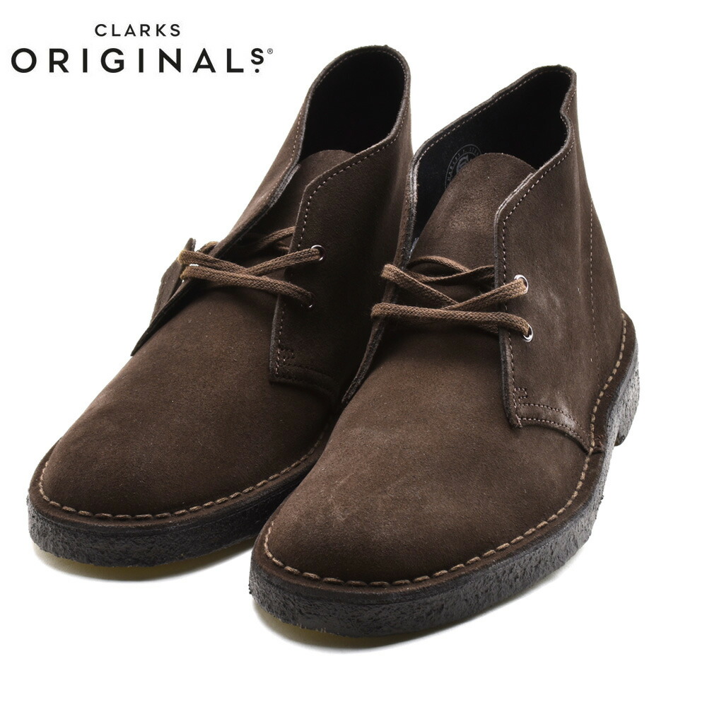 clarks originals desert boot brown suede