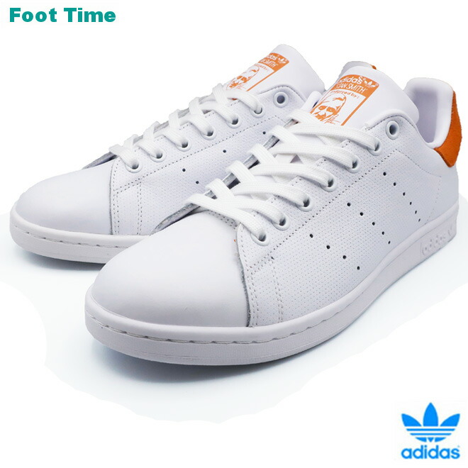 adidas stan smith orange white