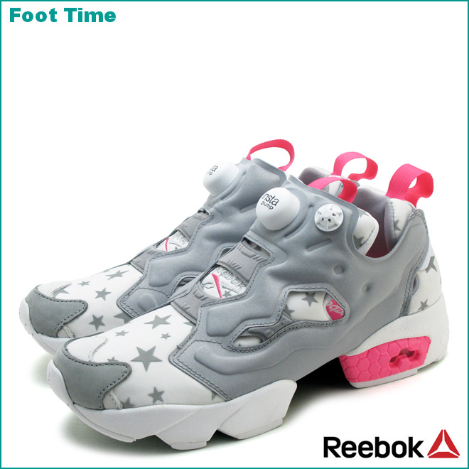 reebok pump womens grey