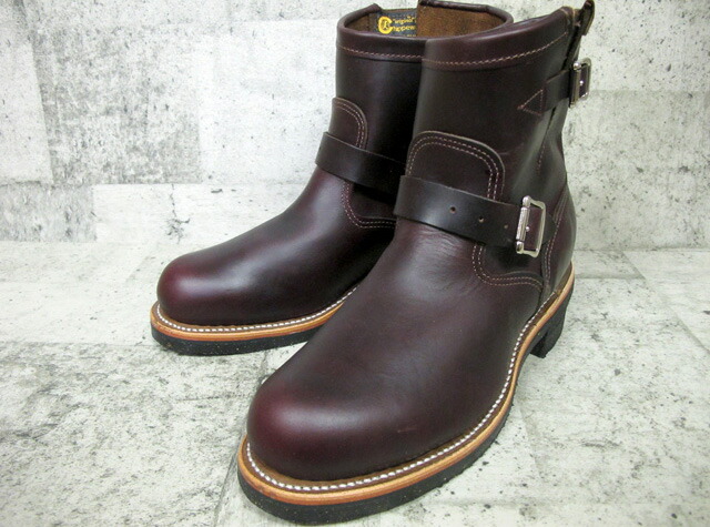 chippewa cordovan engineer boots