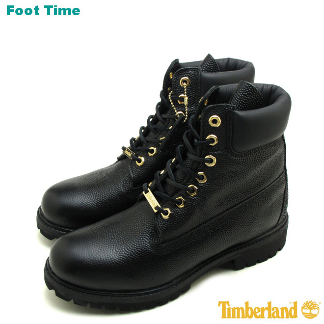 black leather timberlands