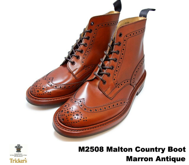 Tricker's トリッカーズ M2508 MOLTOM カントリーブーツ 正規通販】Tricker's カントリーブーツ MALTON M2508 BOX CALF