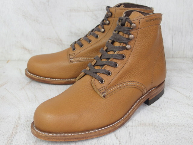 ウルヴァリン1000マイルブーツ　 10 D 楽天市場】ウルヴァリン 1000マイル ブーツ タン ホーウィン バイソン