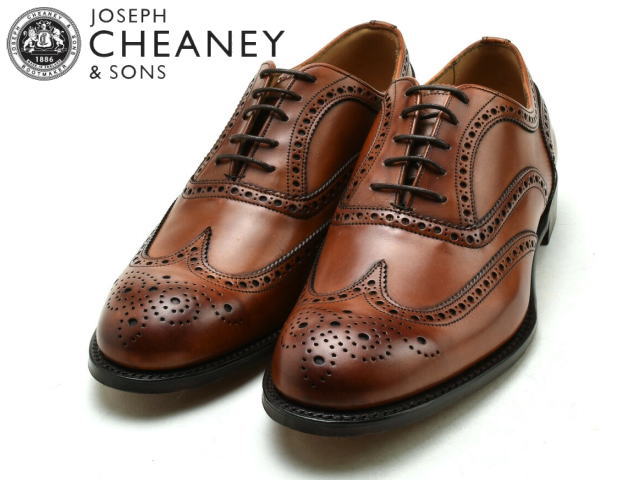 20迄　Joseph Cheaney チーニー　ギリーシューズウイングチップ