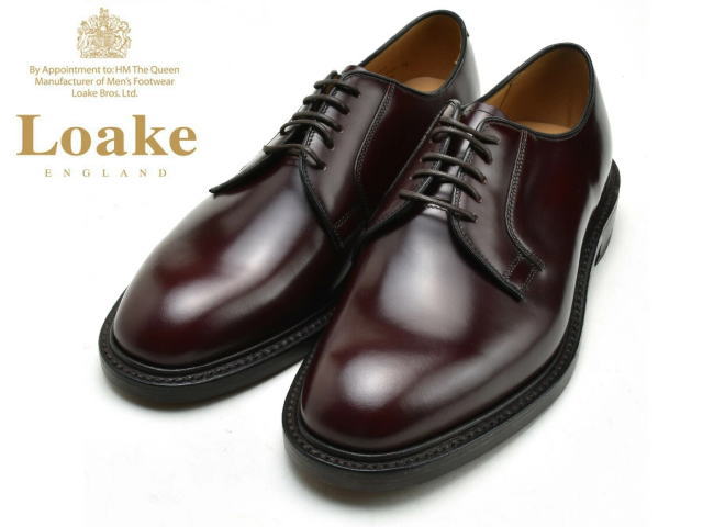 楽天市場】ローク プレーントゥ Loake 771 バーガンディ メンズ