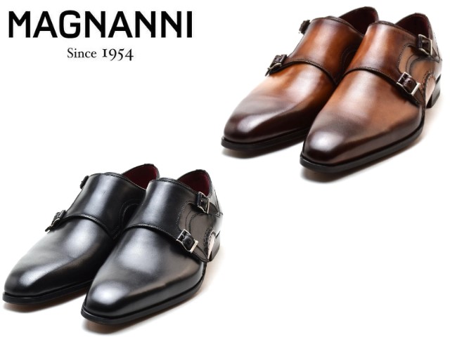 受注生産品 マグナーニ ダブルモンクストラップ MAGNANNI 18903 メンズ