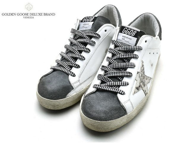 ゴールデングース スニーカー メンズ スーパースター GOLDEN GOOSE DELUXE BRAND SUPER STAR GMF00101-10772｜Foot Time