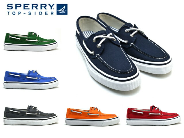 トップサイダー デッキシューズ スニーカー Sperry Topsider Bahama 2 Eye Varsity バハマ 靴 ネイビー オレンジ ブルー レッド グリーン 当店だけの限定モデル