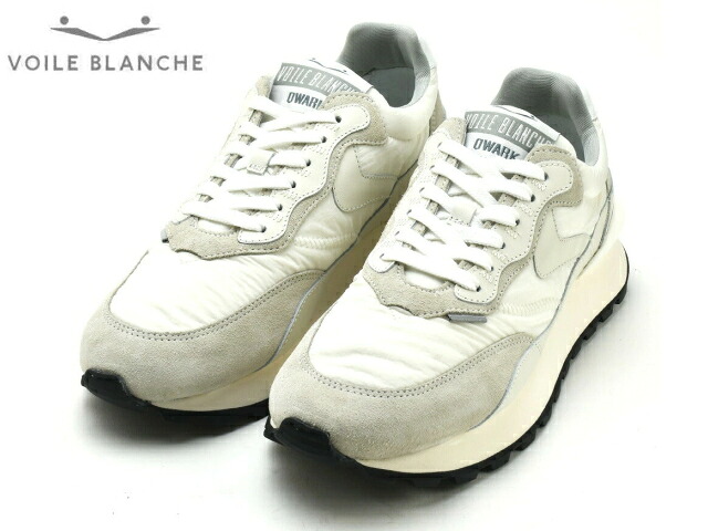ボイルブランシェ スニーカー メンズ VOILE BLANCHE QWARK HYPE MAN 2016989 03 1B30 アイス ホワイト
