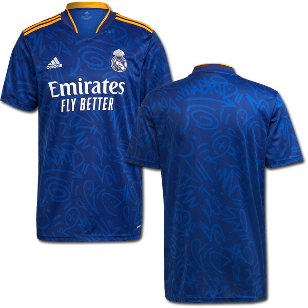 レアルマドリード ユニフォーム アウェイ 21 22 半袖 キッズ ジュニア Adidas アディダス 正規 Sermus Es