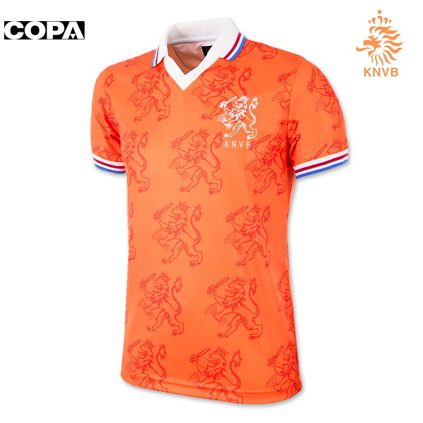 オランダ代表 1994 レトロTシャツ ユニフォーム柄 半袖 copa コパ アパレル 正規品|Football Vita