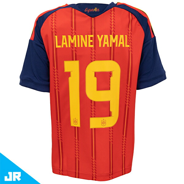 スペイン 代表 EURO2024 ラミン・ヤマル ホーム ユニフォーム 19番 ラミン・ヤマル #19 XLサイズ オーセンティック ユニフォーム ユーロ