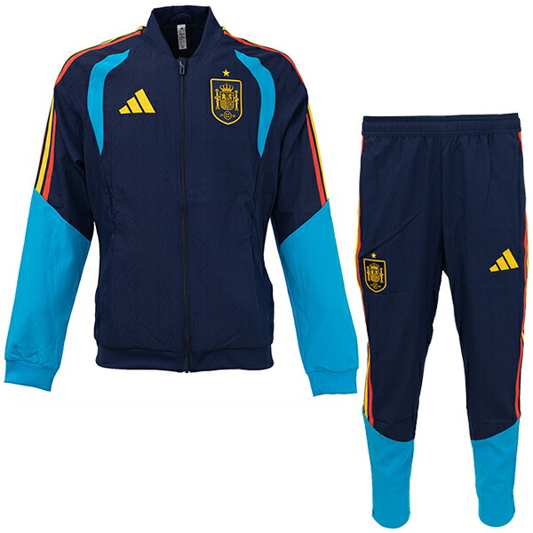 adidas スペイン代表 上下セット トレーニングウェア アディダス スペイン代表 2022 トラックスーツ adidas ウェア メンズ