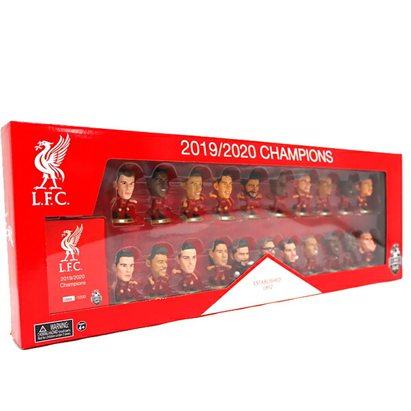 サッカースターズ 19-20 リバプール リーグウィナー チームパック フィギュア SoccerStarz 406064
