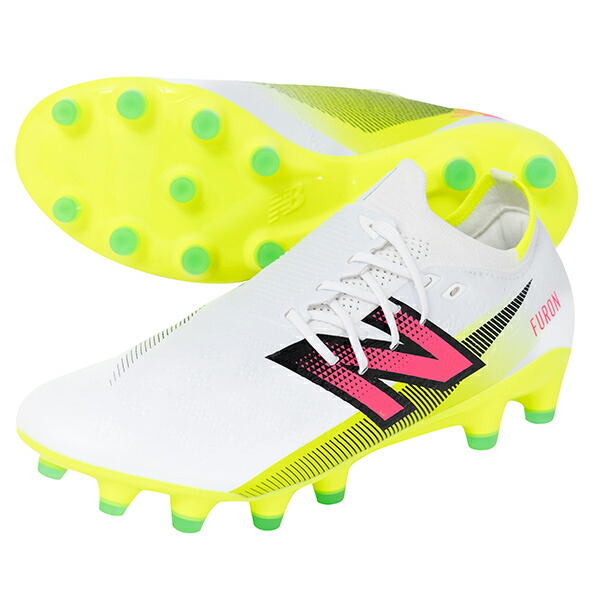 ニューバランス FURON PRO HG 大人用 サッカースパイク ウィズ：2E NewBalance SF1HH75-2E-WHITE 8,059円