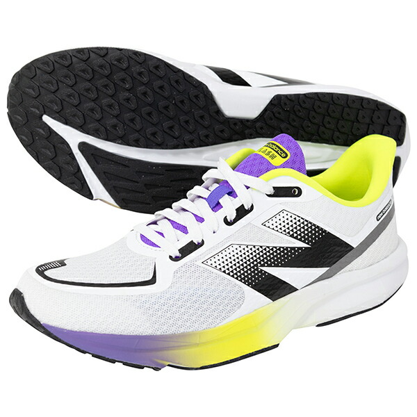 ニューバランス DYNASOFT FLASH V7 大人用 ランニングシューズ NewBalance MFLSH23N-D-WHITE/MULTI