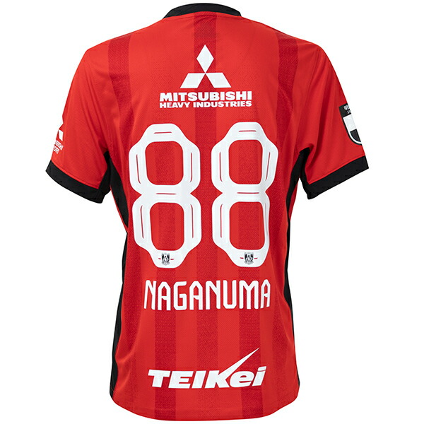 【スピード出荷】ナイキ 百年構想リーグ 浦和レッズ #88 長沼洋一 ホームレプリカユニフォーム 大人用 サッカー レプリカシャツ NIKE II0398-614