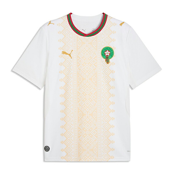 プーマ 2026 モロッコ代表 アウェイレプリカユニフォーム 半袖 大人用 サッカー レプリカシャツ puma 783318-02