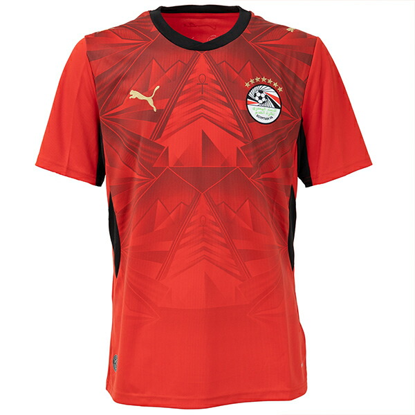 プーマ 2026 エジプト代表 ホームレプリカユニフォーム 半袖 大人用 サッカー レプリカシャツ puma 783552-01