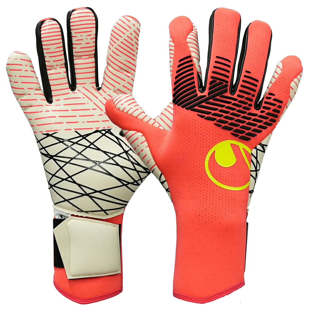 ウールシュポルト ファングマシーネ ZNE ウルトラグリップ ハーフネガティブ 大人用 サッカー キーパーグローブ GKグローブ uhlsport 1011408-01|フットボールパーク 店